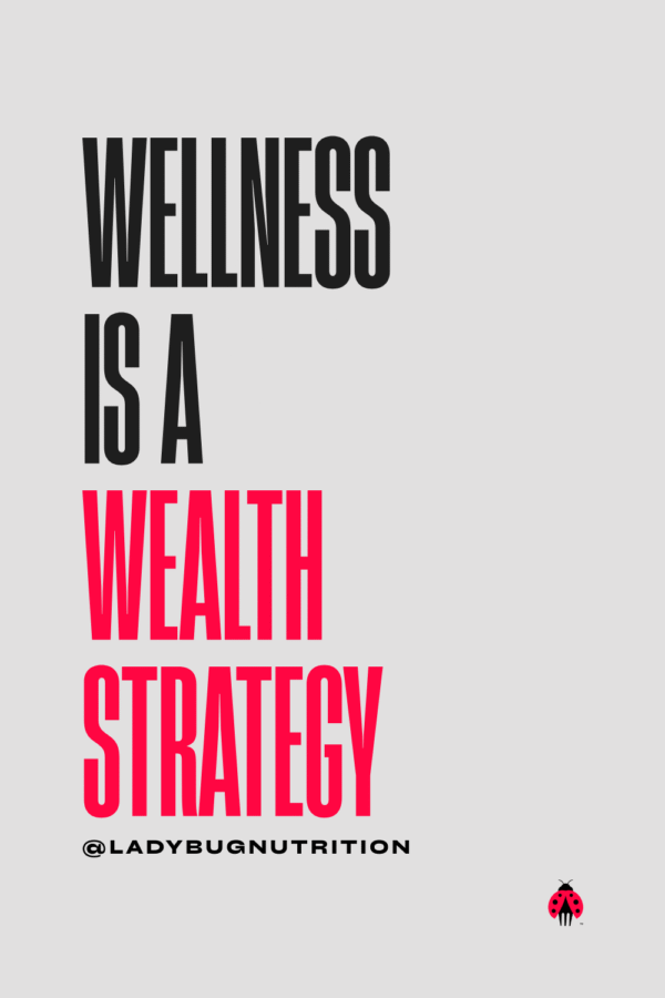 Wellness is a Wealth Strategy T-Shirt